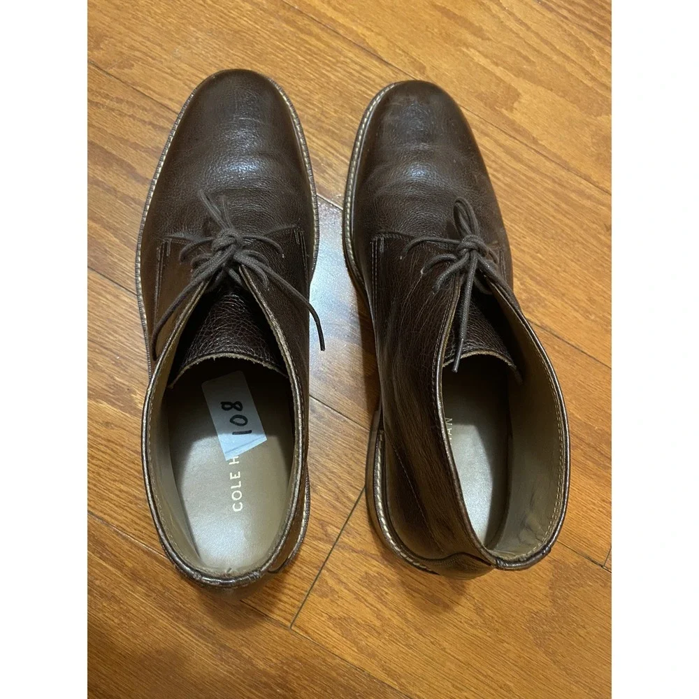 Cole Haan Barron $160 Men's Chukka Boots Size 11.5 M Leather Brown C22941